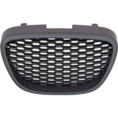 Kühlergrill schwarz matt - kühlergrill, schwarz-matt