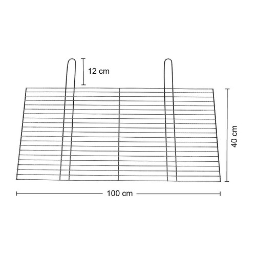 Grillrost 100x40 - , cm