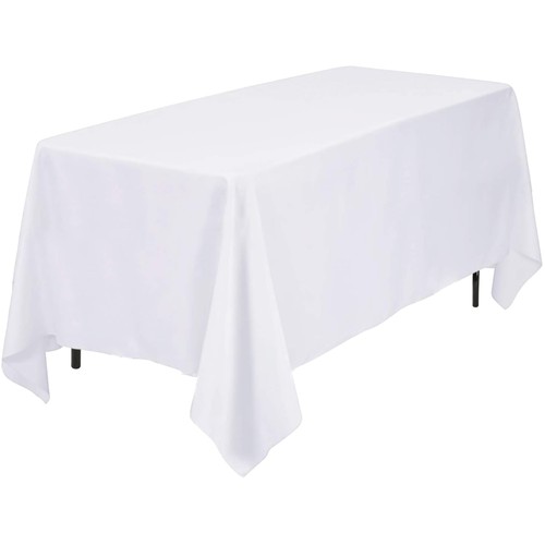 Tischdecke polyester weiß - polyester,