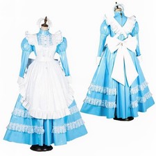 Gothic Lolita Girl maid Blue