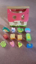 12x Eichhorn Steckhaus Puzzle Holzspielzeug Motorik Montessori