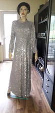 Abendkleid Pailetten Gr. 46