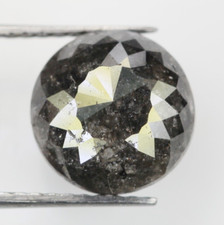 3.42 CT Natürlich Lose Grau Farbe Rund Rose Schnitt Schöne Verlobung Diamant
