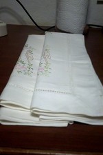 Paar Vintage Kissenbezüge mit