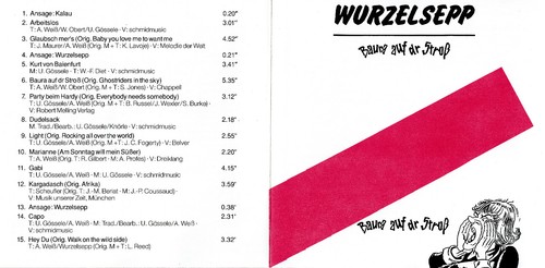Wurzelsepp baura auf - –,