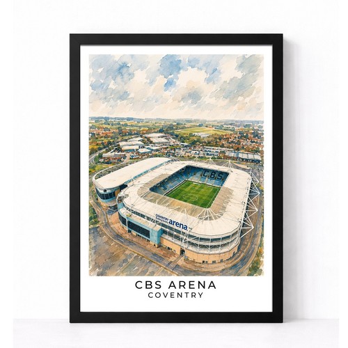 Coventry city stadium print - coventry,
