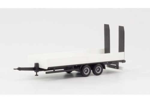 Lkw tieflade tandemanhänger - lkw, tieflade-tandemanhänger