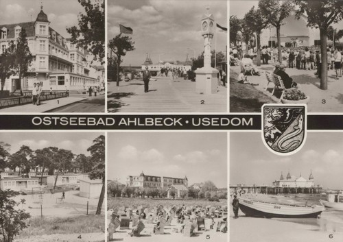 Ostseebad ahlbeck usedom - ak,