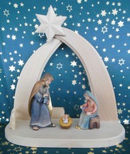 Weihnachtskrippe heilige - +,