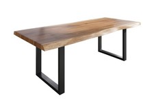 Esstisch Baumkante massiv