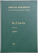 Gmelin Handbuch Handbook Chemistry: Gmelin Sc, Y, La-Lu Part B 6
