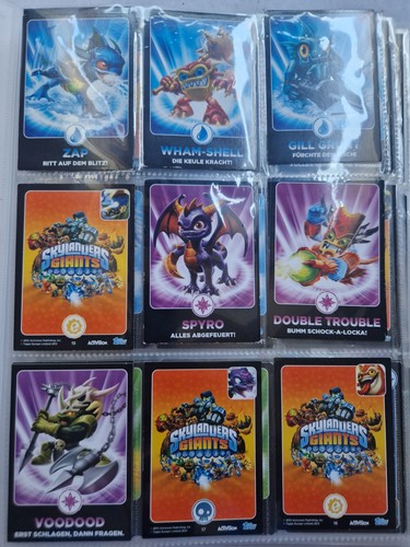 Skylanders giants topps - skylanders,