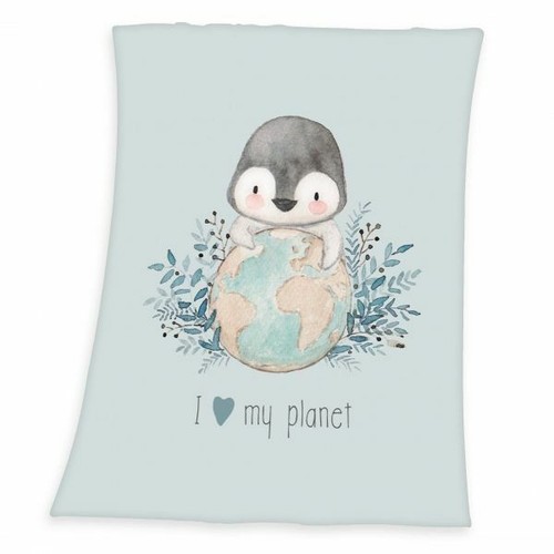 Pinguin babydecke 75x100cm - pinguin,
