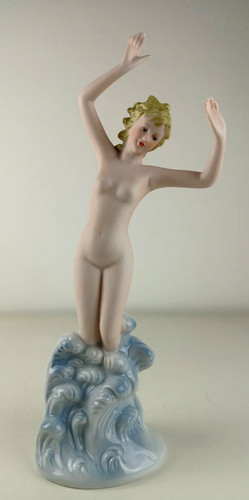 Porzellanfigur akt krone 1889 - porzellanfigur,