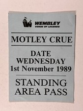 Motley crue ticket - motley, stehplatz
