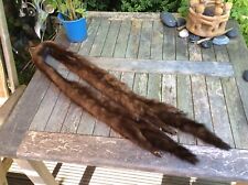 NERZ STOLA PELZKRAGEN MINK 150CM NACHLASS MITTELALTER LARP