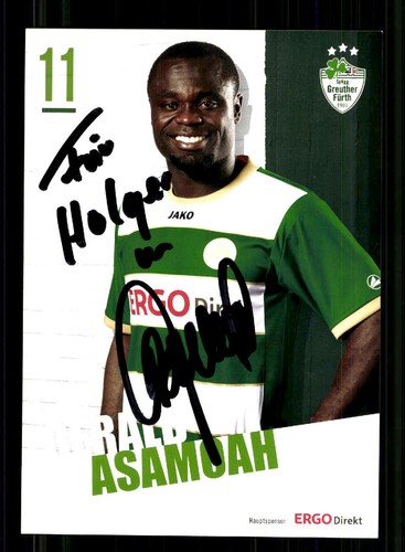 Gerald asamoah autogrammkarte - gerald,