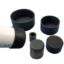 2,8mm-78,5mm Schwarz Endkappen