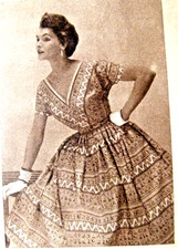 altes Modeheft von 1954 mit