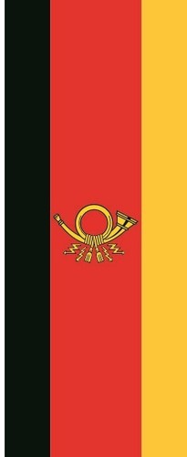 Fahne flagge deutsche post - fahne,