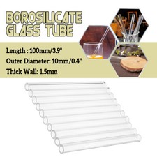 10 tlg 100mm Borosilikatglas
