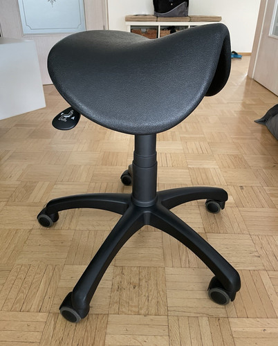 Stehhilfe sattelhocker mit - stehhilfe,