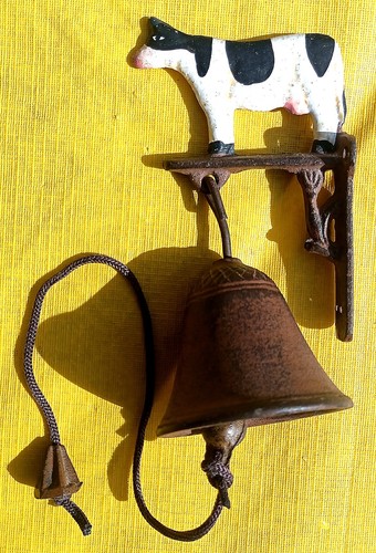 Türglocke kuh eingangstür - türglocke,