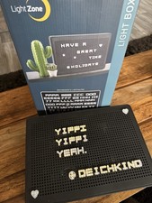 Trendige LED-Stecktafel /