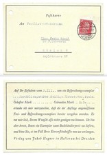 YY155 - Dt. Reich - MiNr. 391 - Geschäftspostkarte a. Rähnitz-Hellerau 3.12.1928