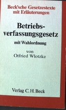Betriebsverfassungsgesetz mit