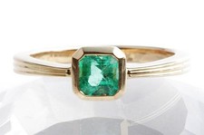 Smaragd Ring 0,56ct 750 18K