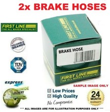 2x REAR BRAKE HOSES for SKODA