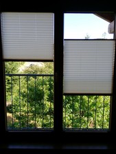 Waben-Plissee - 2 Stück -