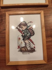 Hummel Stickbild ca. 14,5 x