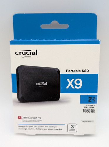 Crucial 2tb externe ssd - x9,