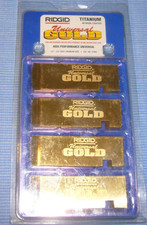Ridgid Universal Schneidbacken Titanium  1/2 -3/4 BSPT Gold