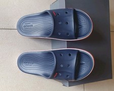 CROCS DAMEN PANTOLETTEN COMFORT  BADESCHUHE MARINE GR. EU 37/38
