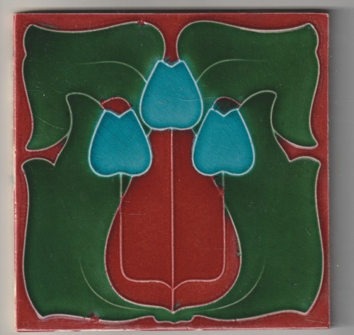 Jugendstil fliese corn - jugendstil,
