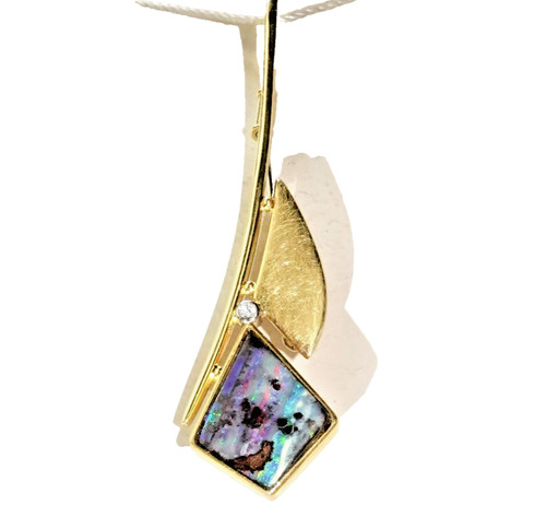 Anhänger gold opal 7ct - anhänger,