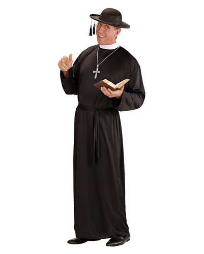 Schwarzes priester monsignore - priester,
