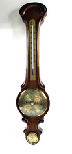 Orka Wand Wetterstation Holz Hygrometer Barometer Thermometer ca. 78 x 18,5 cm