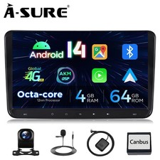 8-Core 4+64GB Android Autoradio CarPlay Navi KAM für VW Golf 5 6 Touran Polo EOS