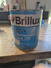 Brillux Seidenmattlack 270 Tiefschwarz 3 Liter