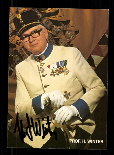 Horst winter autogrammkarte - horst,