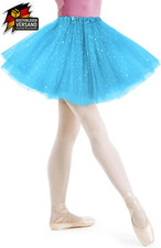 Damen Tutu Tüllrock 3 lagig