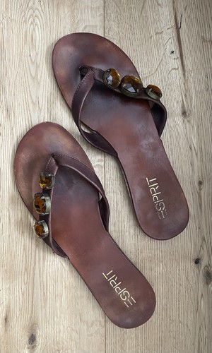 Esprit flipflops 39 braun - flipflops,