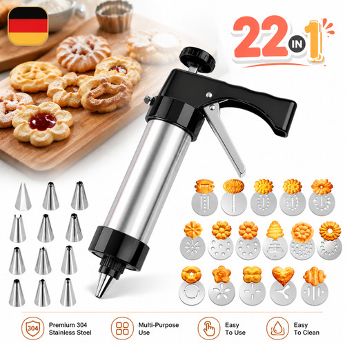 Edelstahl gebäckpresse - edelstahl,