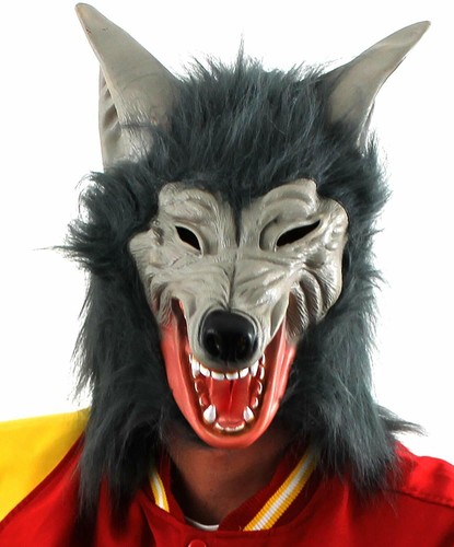 Wolf maske kostüm erwachsene - wolf,