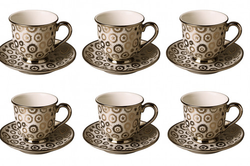 6er set espressotasse - set,
