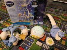 VTech Baby Schäfchen-Mobile Buntes Mobile mit Plüsch-Schäfchen, Musik, Licht